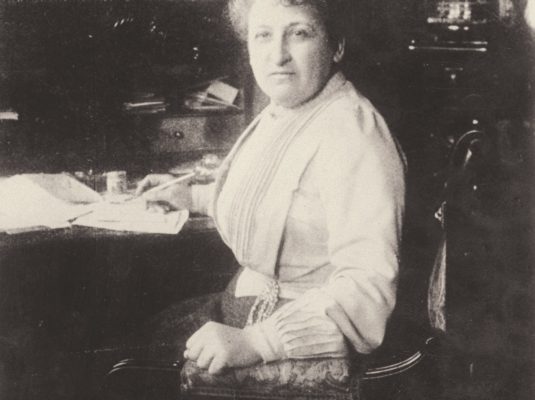 11. Aletta H. Jacobs behind her desk, 1904. Collection IAV-Atria Institute
