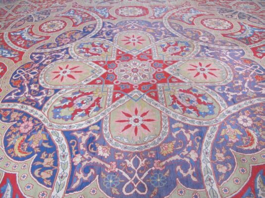Turkish Hereke carpet details